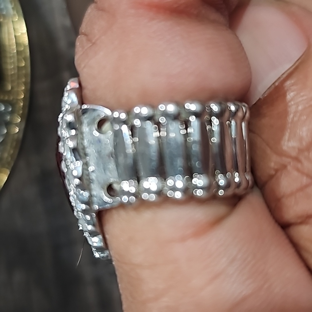 Beautiful Large Heart Red Adjustable Stretch Blin… - image 3